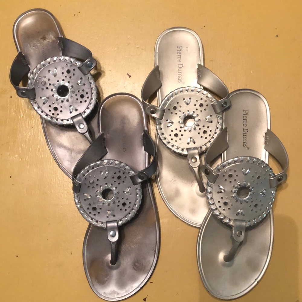 2 pair sandals